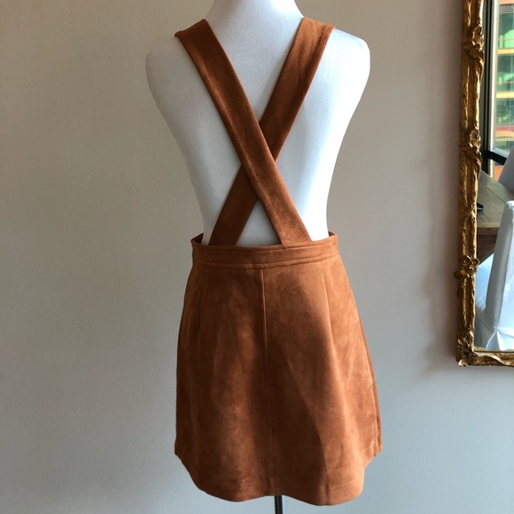 Forever 21 brown pinafore dress - Picture 5 of 7